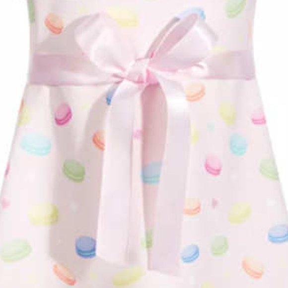 Samara Macaron Print Dress w/ Satin Ribbon, Size 12 months - Picture 15 of 16